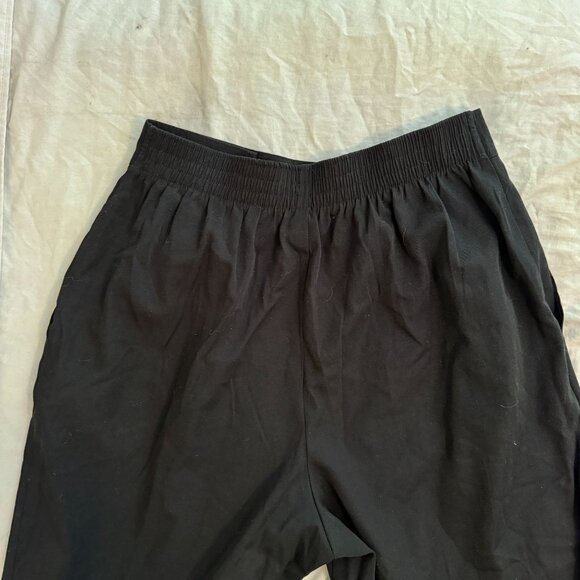 80s Vintage Black Strirrup Pants COUNTERPARTS Brand - Picture 4 of 11